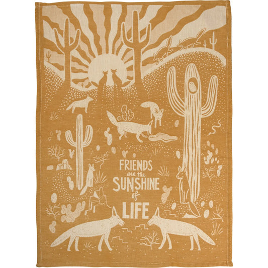Friends Are The Sunshine Of Life dish towel - Towel