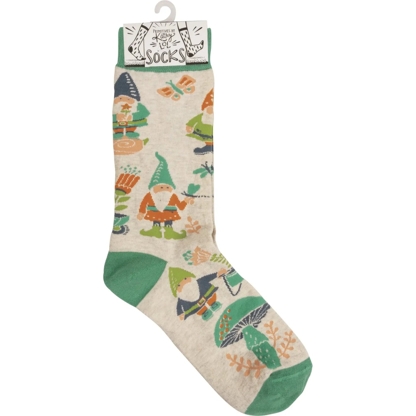 Gardening Gnomes - socks - Socks