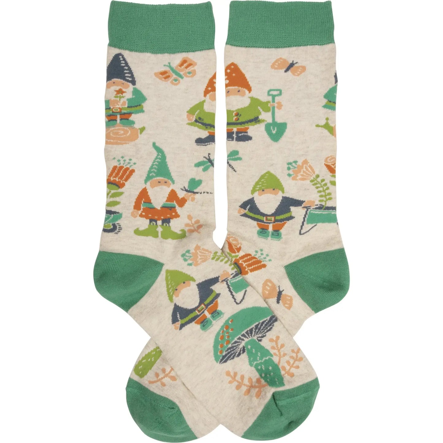 Gardening Gnomes - socks - Socks