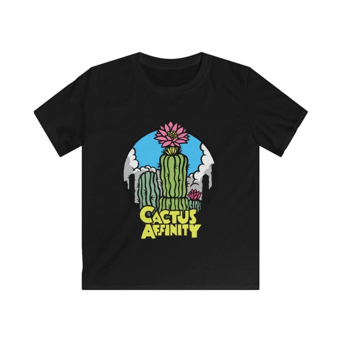 Kids Tee - Logo - XS / Black - clothes