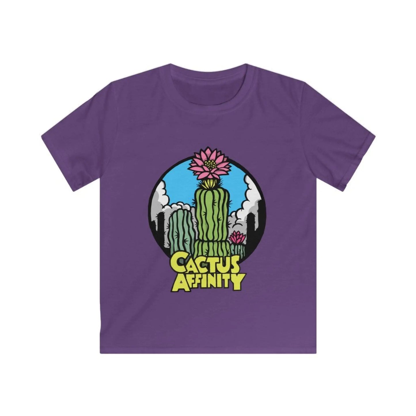 Kids Tee - Logo - XS / Purple - clothes
