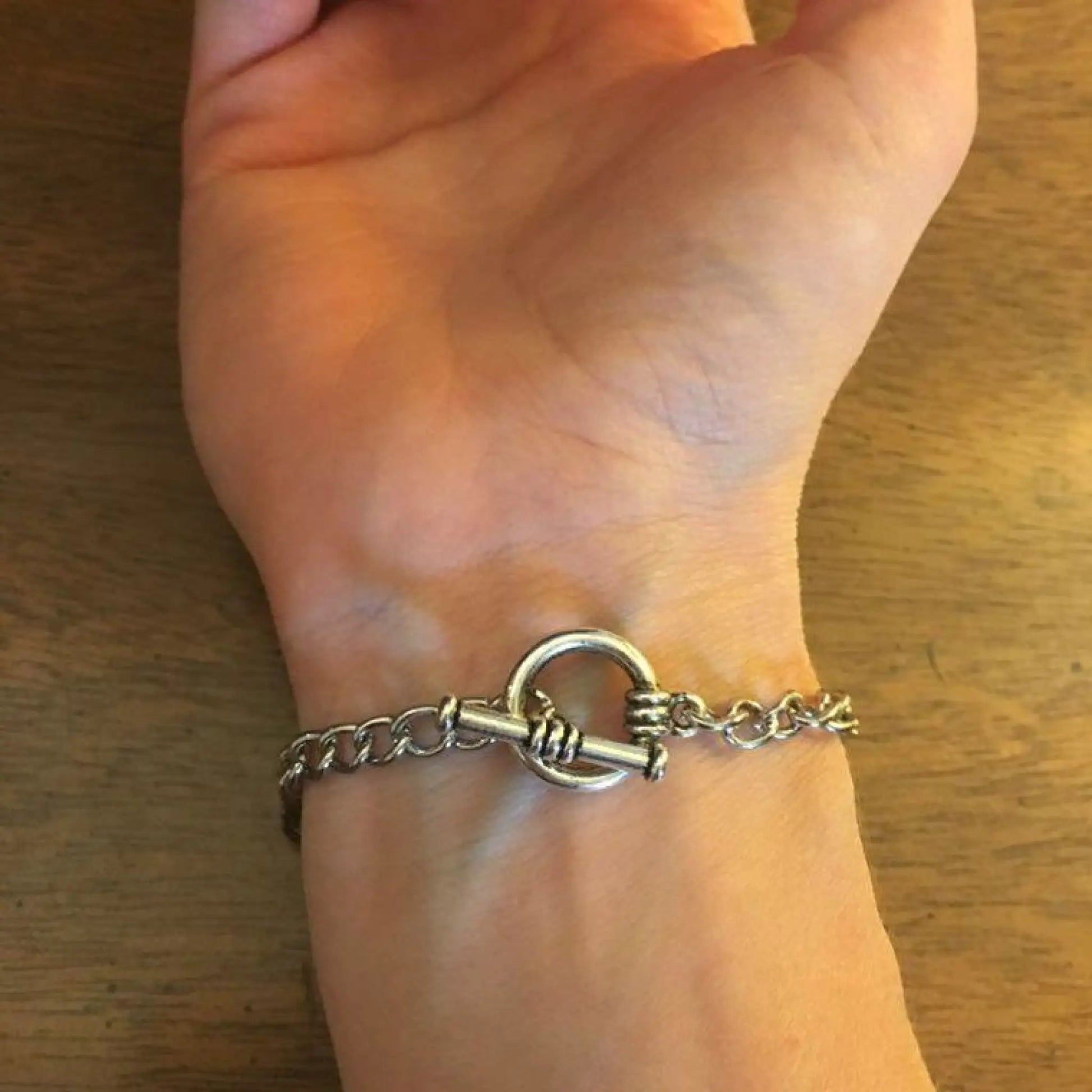 Large Silver Cactus Bracelet - Jewelry