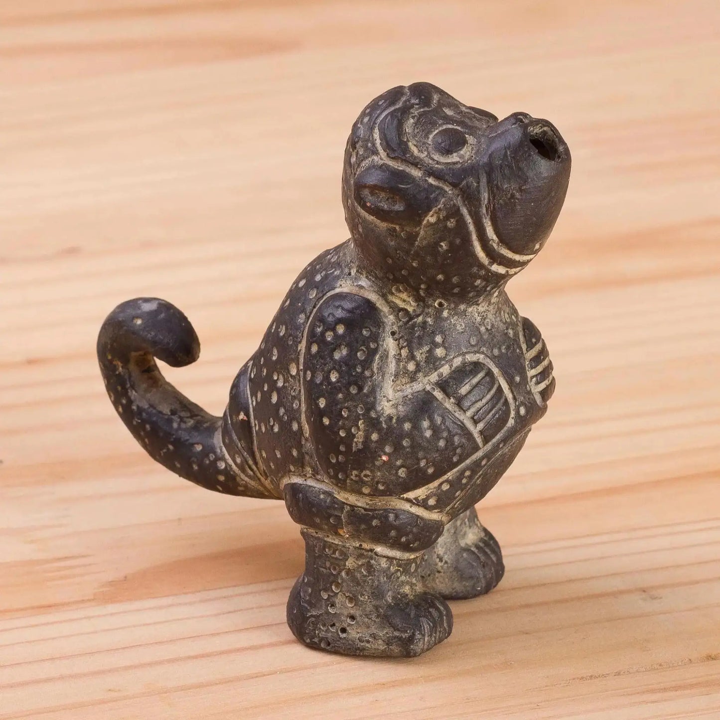 Little Howler Monkey - ceramic figurine - Art