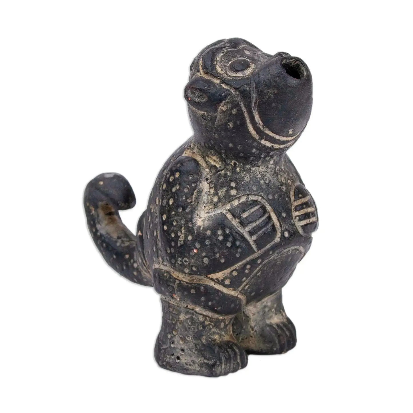 Little Howler Monkey - ceramic figurine - Art