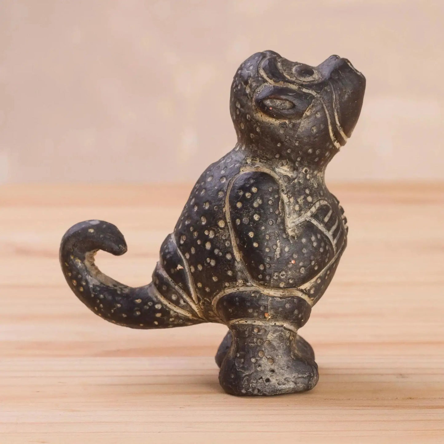 Little Howler Monkey - ceramic figurine - Art