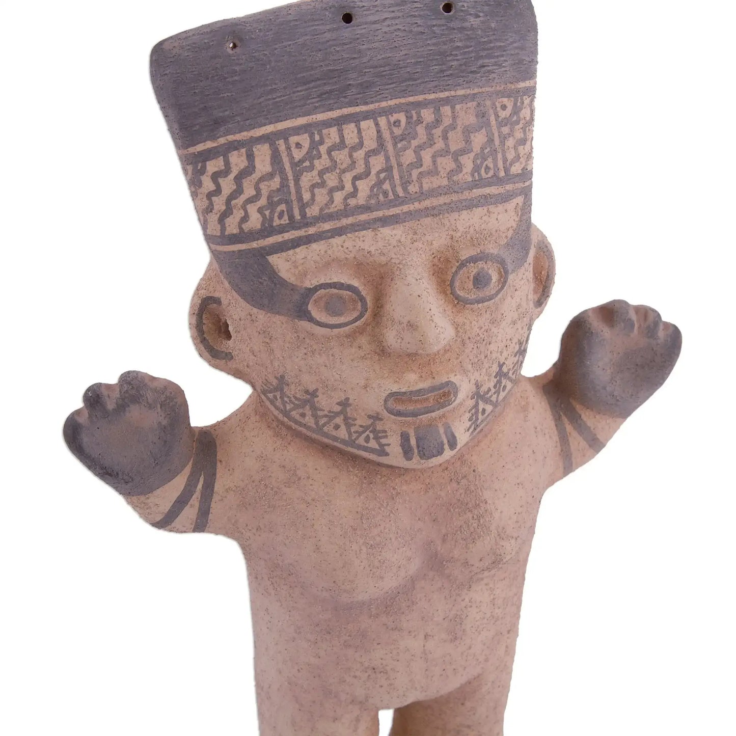 Male and Female Chancay Duality - ceramic statuette (set