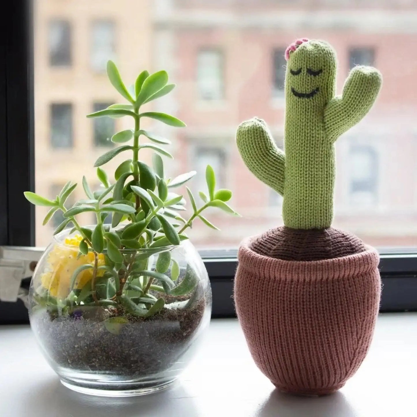 Medium Stuffed Cactus - Art