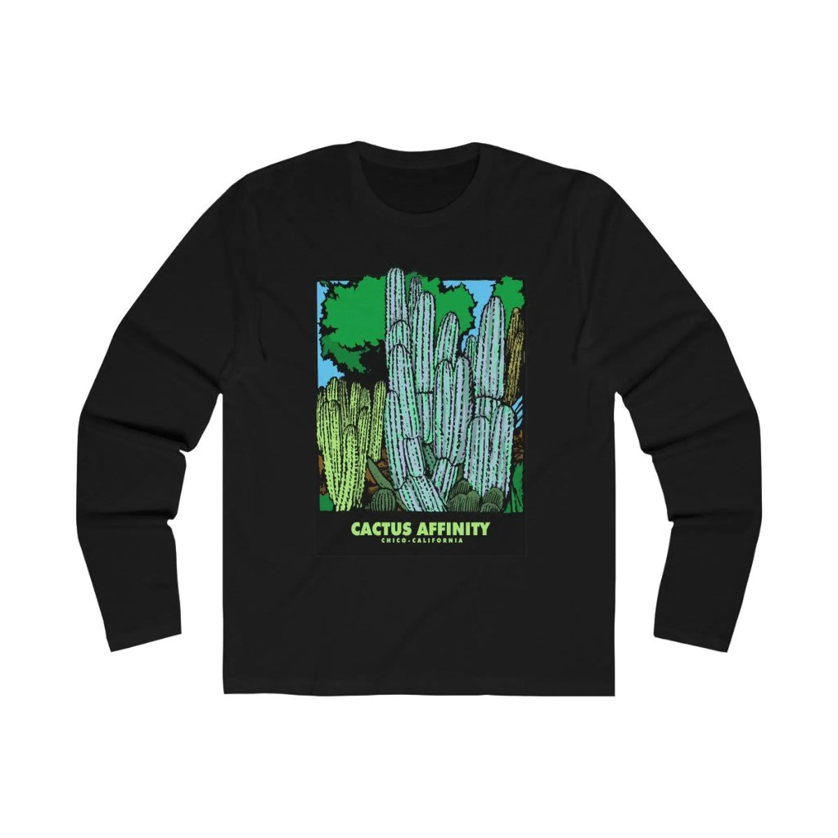 Men’s Long Sleeve Crew Tee - Chico - Solid Black / S