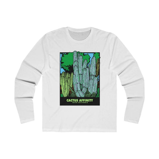 Men’s Long Sleeve Crew Tee - Chico - Solid White / S