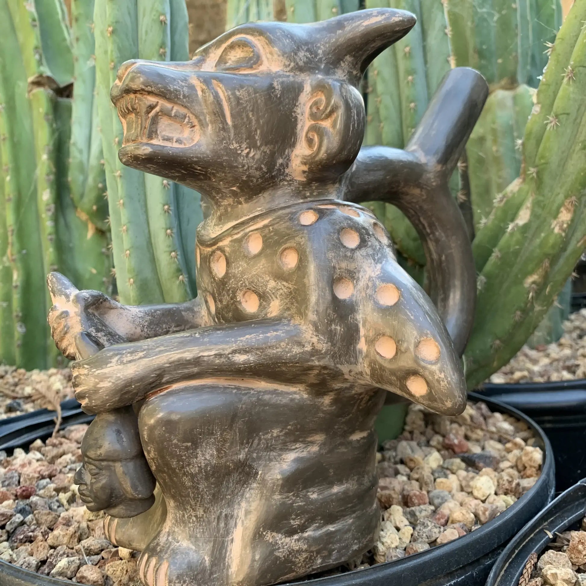 Moche Cutthroat - ceramic sculpture - Art