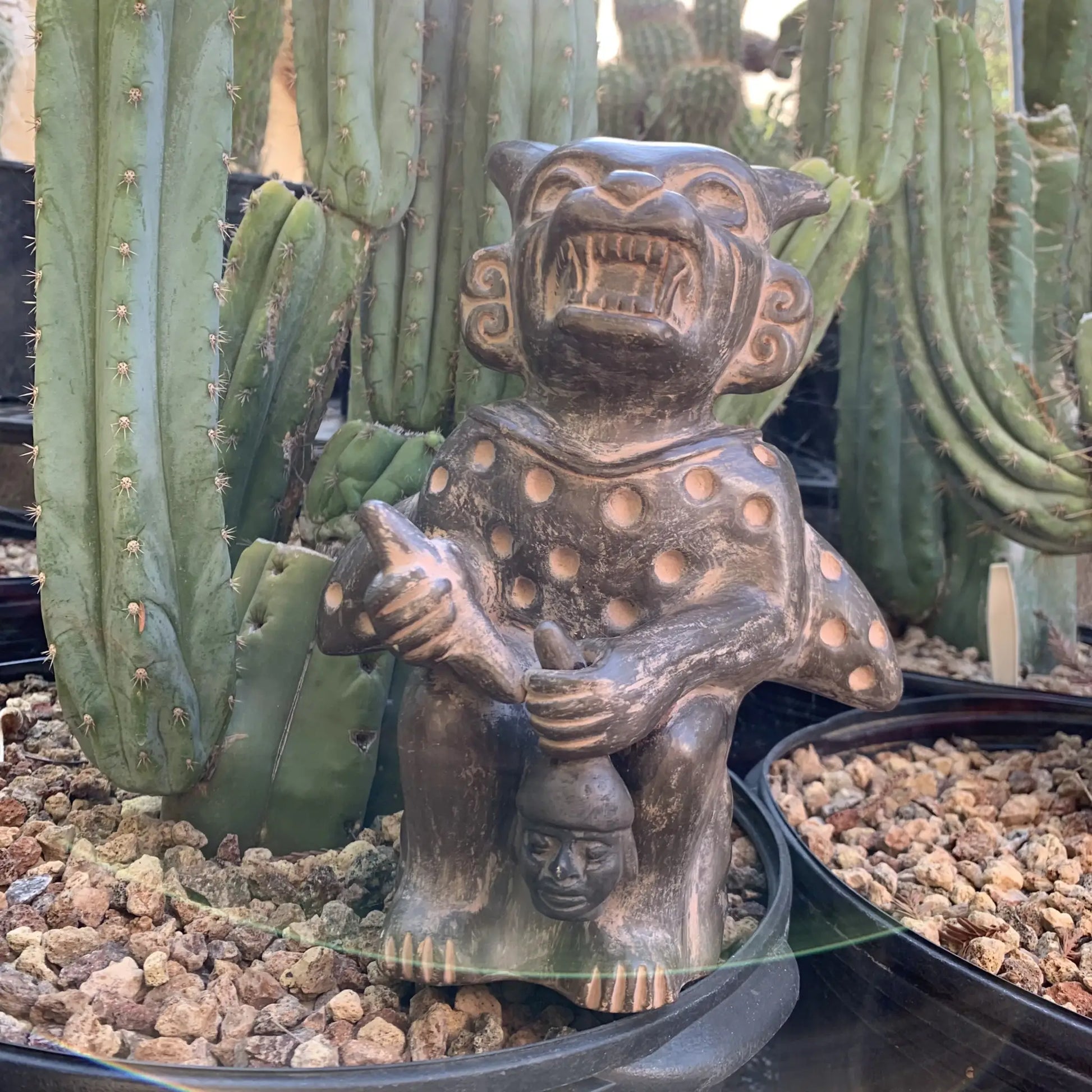 Moche Cutthroat - ceramic sculpture - Art