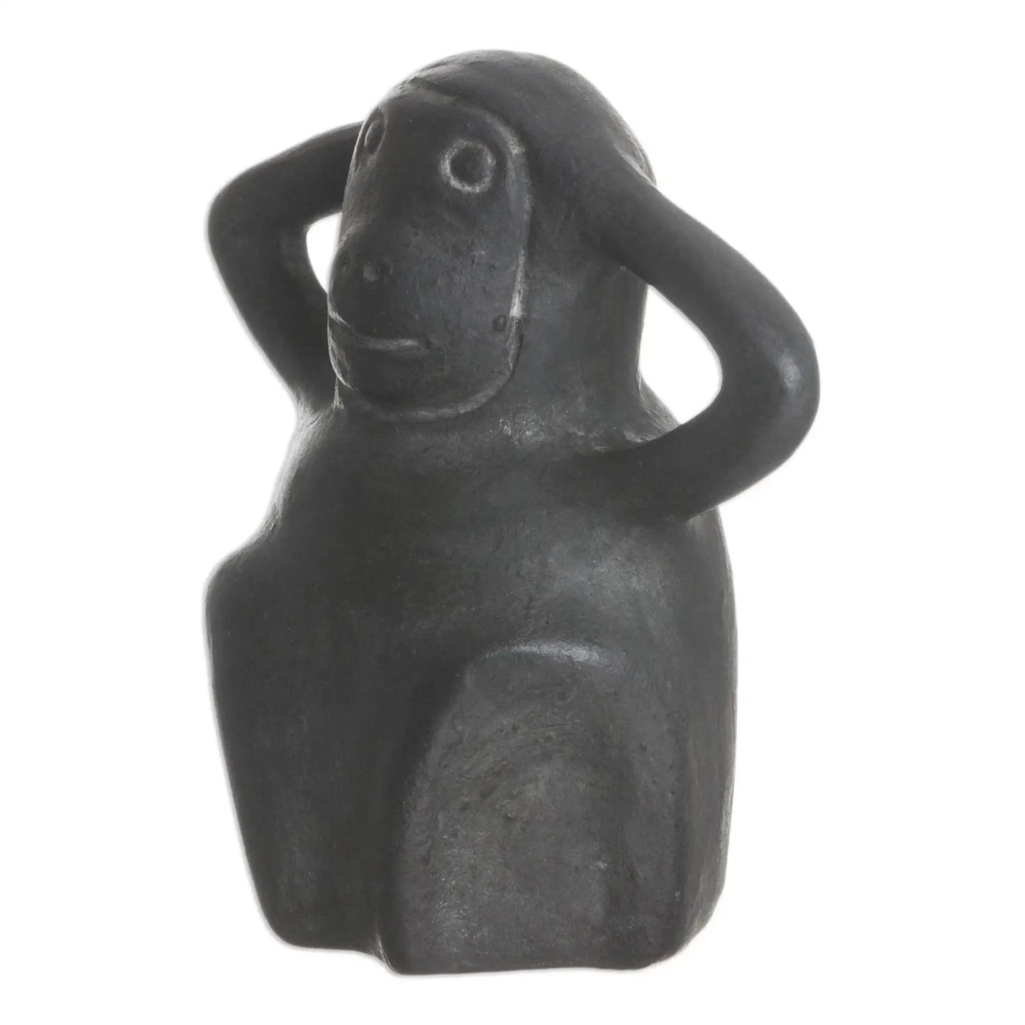 Mochica Monkey - Chavin ceramic sculpture - Art