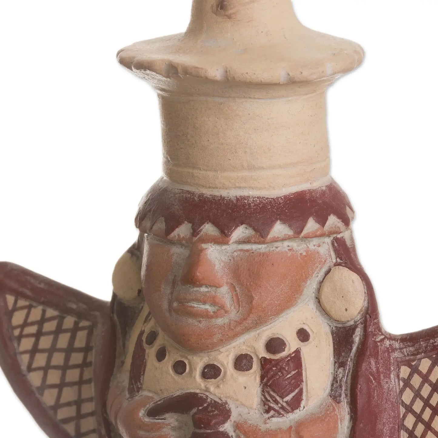 Mochica Shaman - ceramic vase - Art