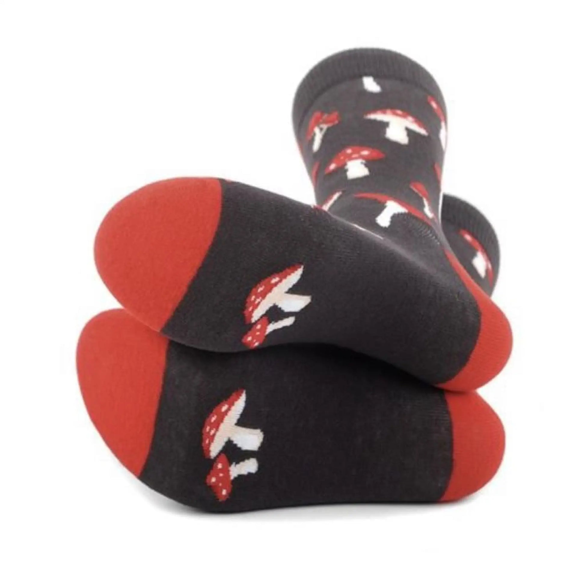 Amanita Mushrooms - socks - Socks