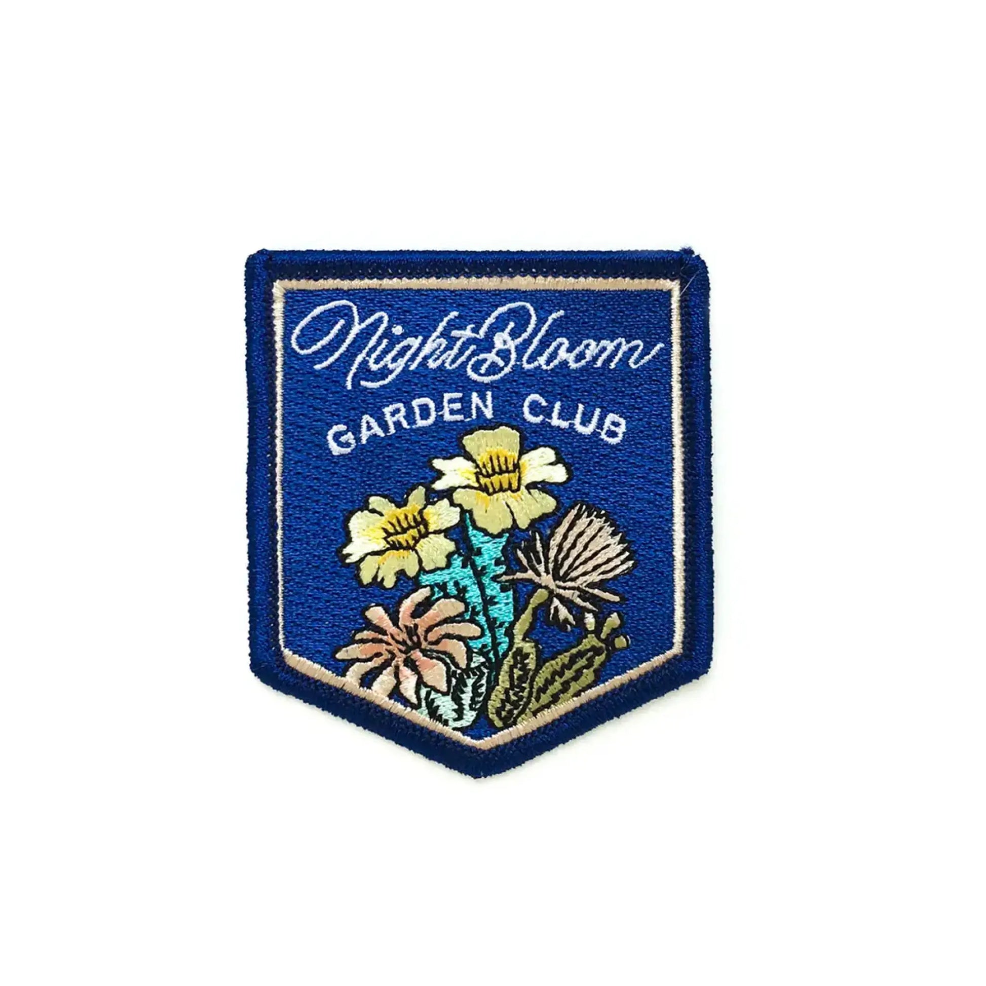 Night Bloom Garden Society embroidered patch - Patch
