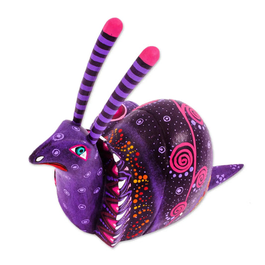 Oaxaca Snail - Handcrafted Mexican Folk Art Alebrije