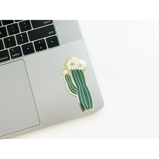 Olivia Blooming Cactus sticker - Sticker