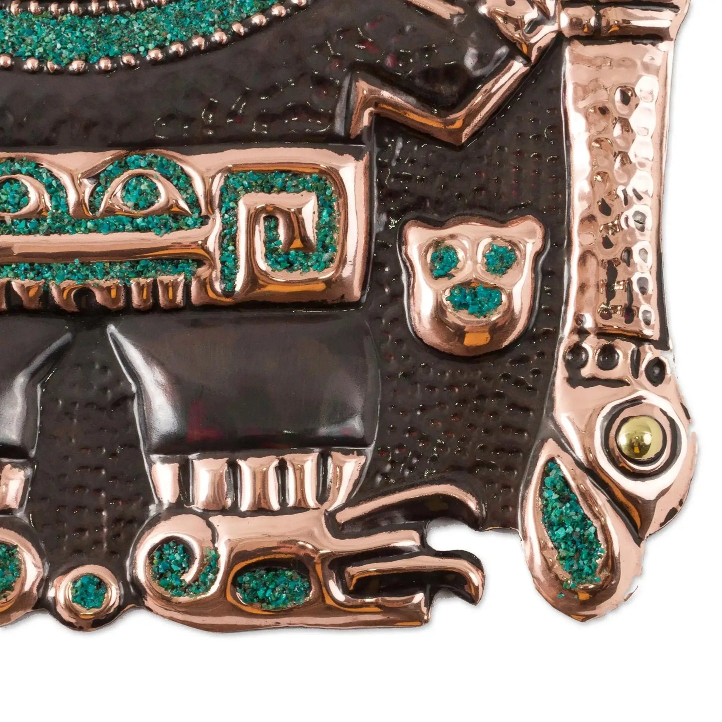 Ollantay - copper and bronze wall sculpture - Art