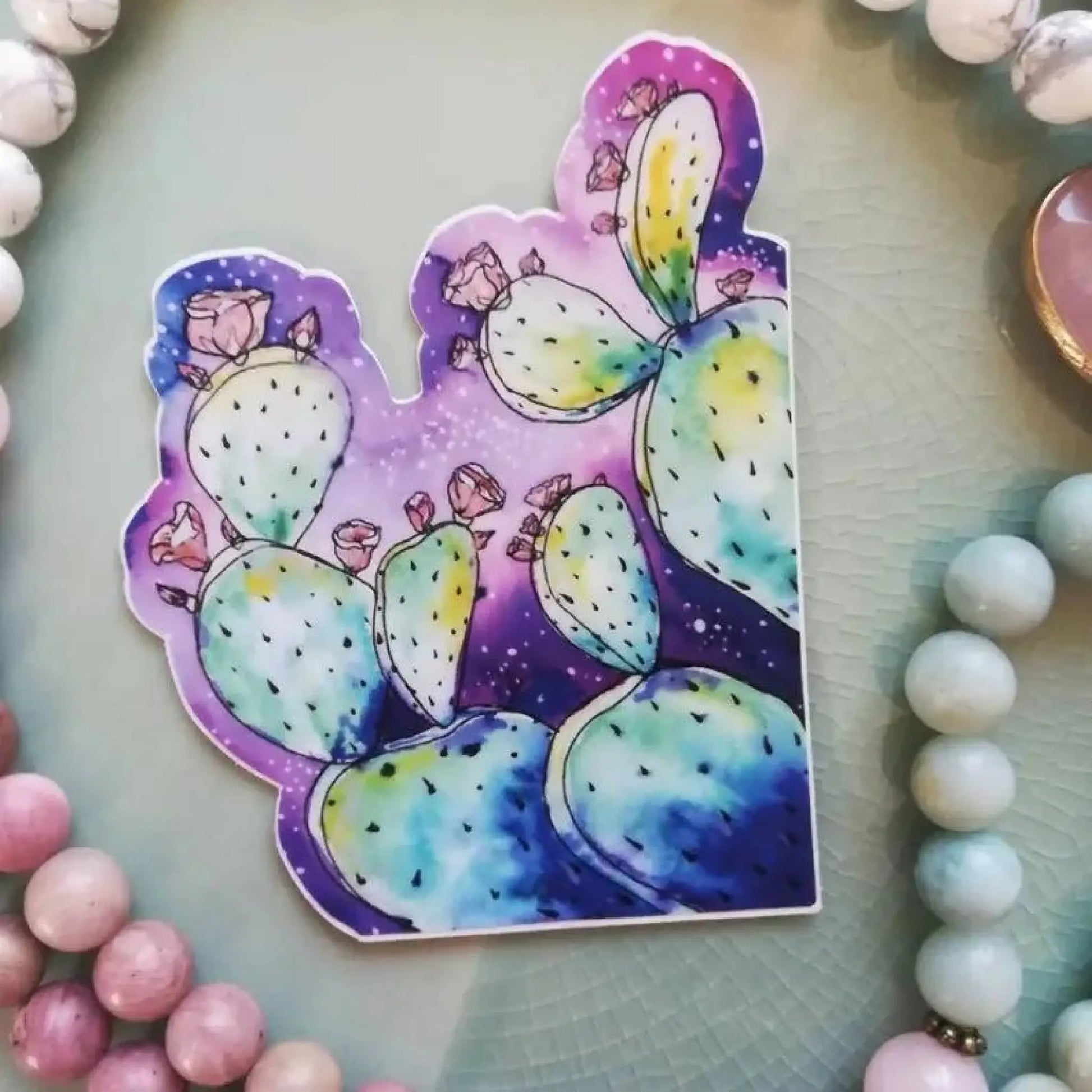 Opuntia Galaxy sticker - Sticker
