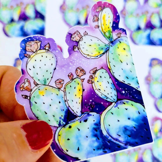 Opuntia Galaxy sticker - Sticker