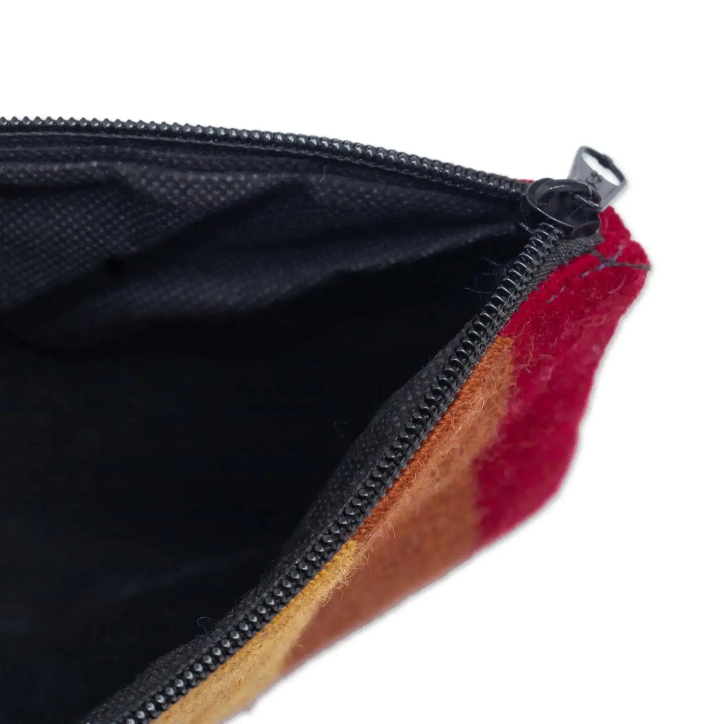 Peruvian Rainbow - hand-loomed wool clutch - Bag