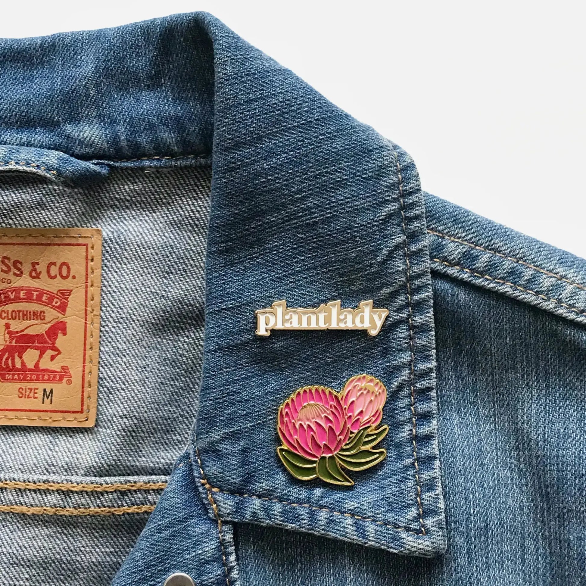 Plant Lady enamel pin - Pins