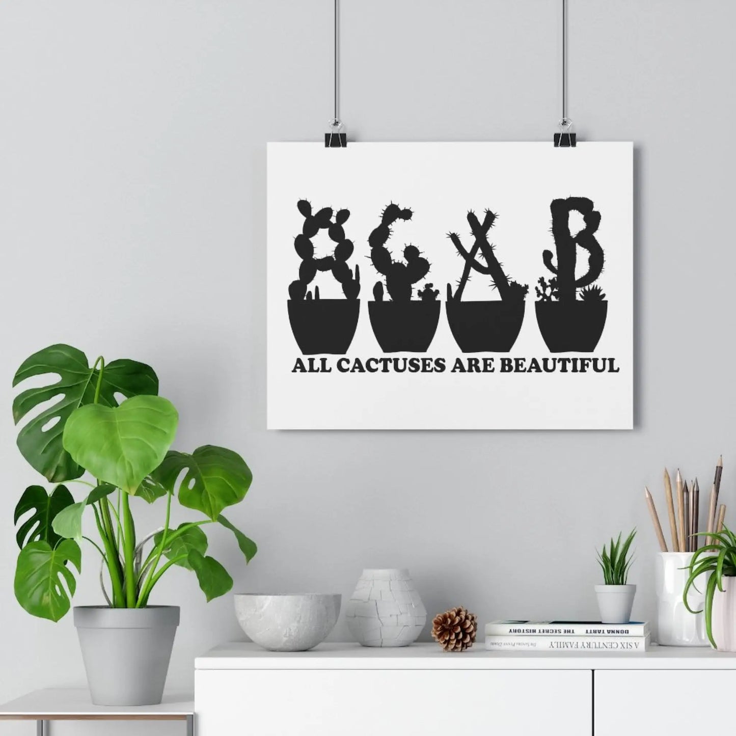 Art Print - All Cactuses Are Beautiful - acab
