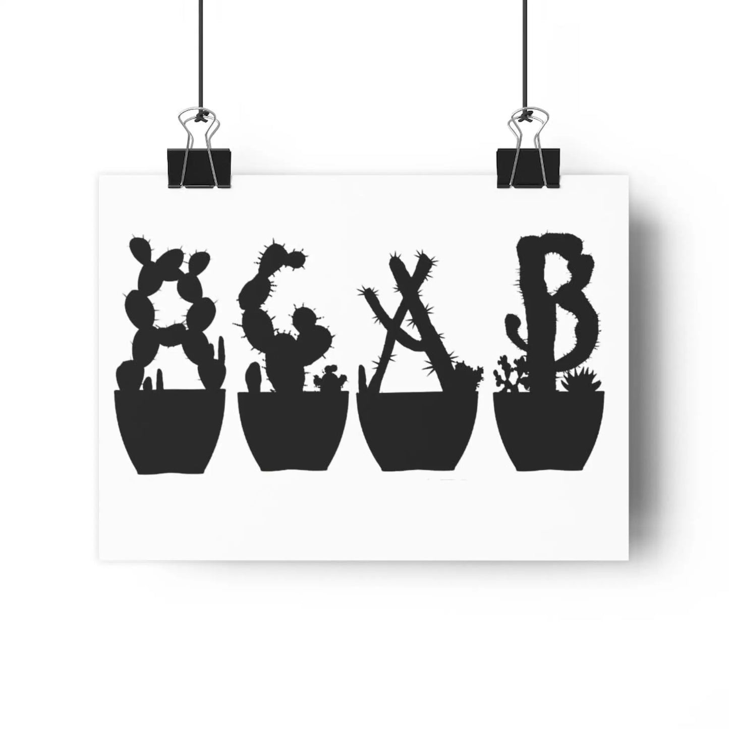Art Print - Just Beautiful Cactuses - acab