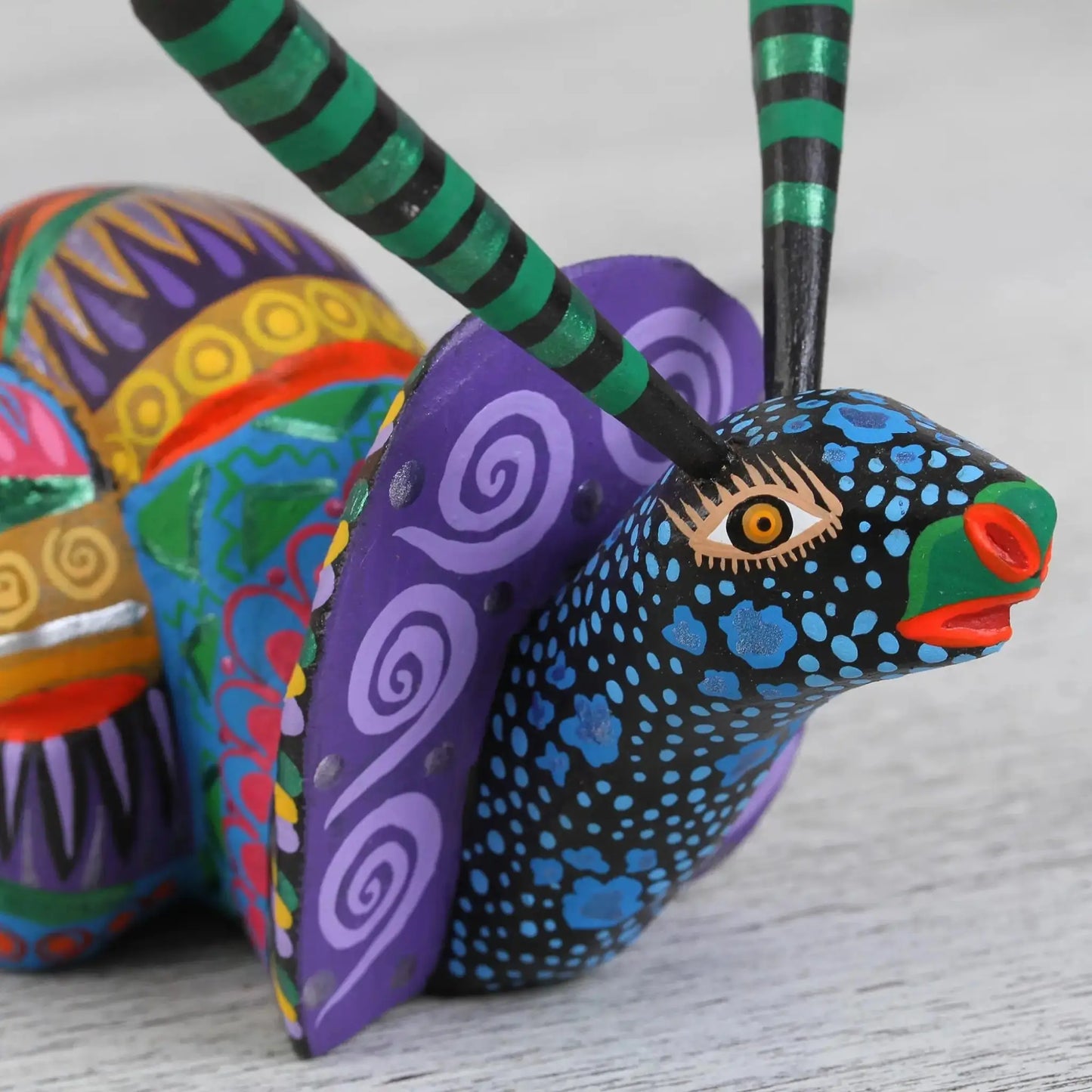 Rainbow Snail - alebrije snail - Art