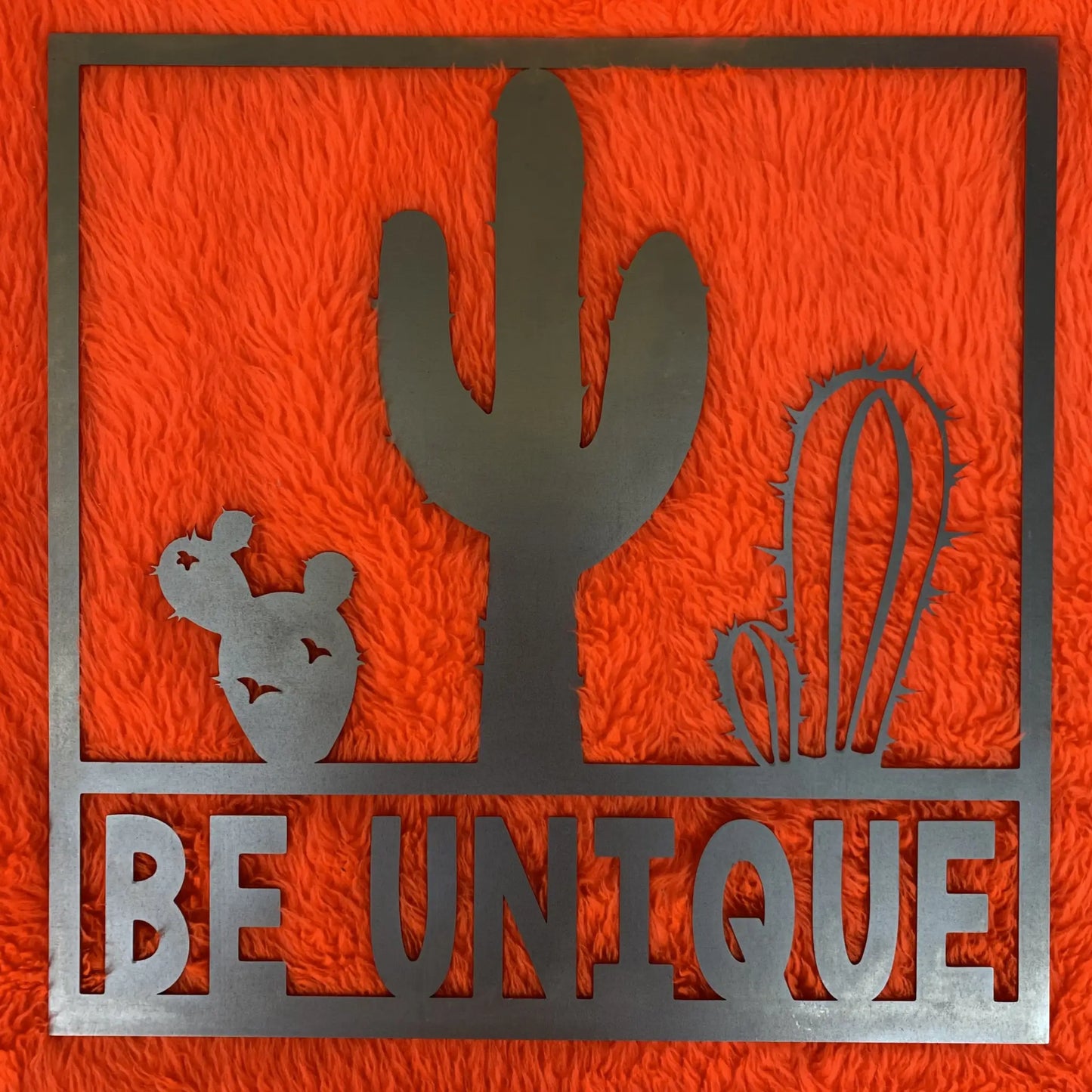 Sharp Metal Signs - Be Unique - Poster