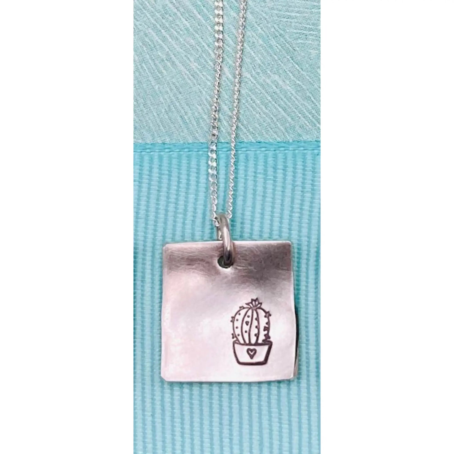 Silver Succulent necklaces - Jewelry