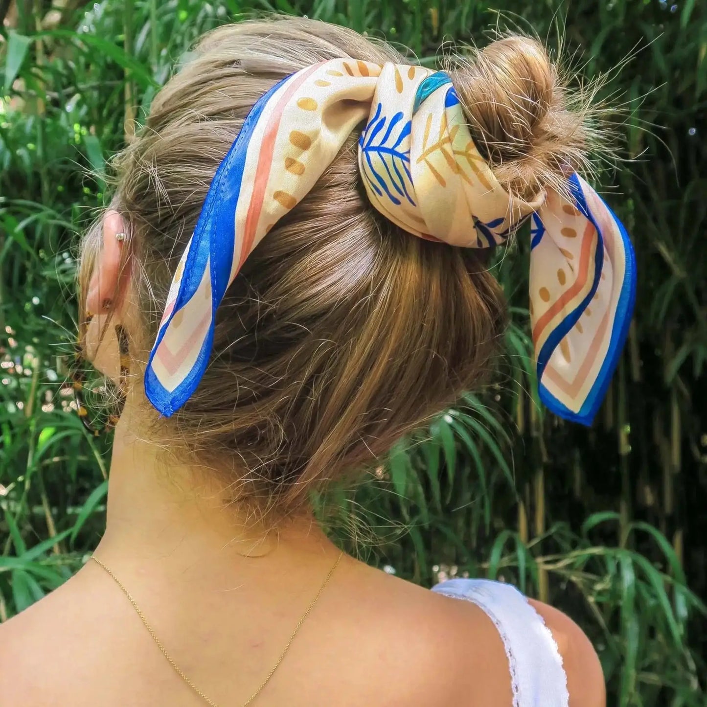 Southwest Cactus Silk Scarf