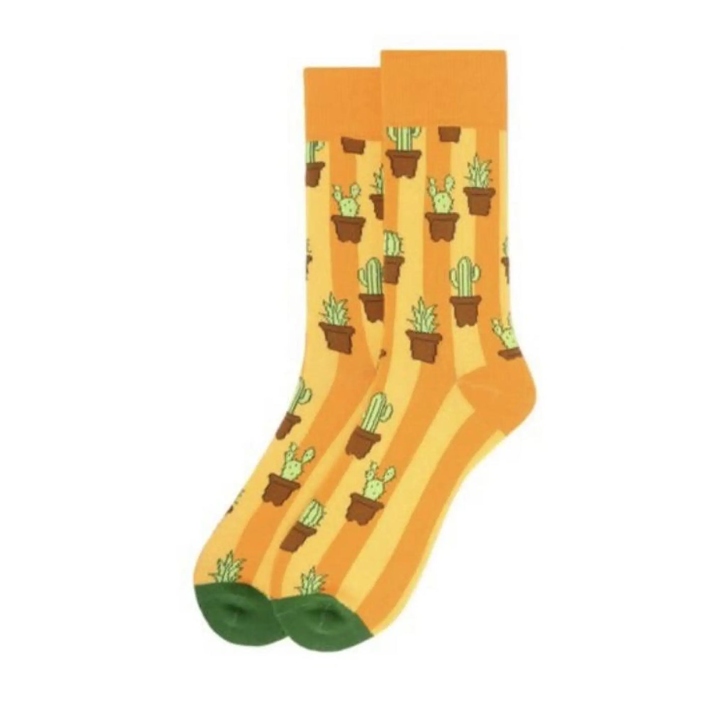 Stacks on Stripes - socks - gold - Socks