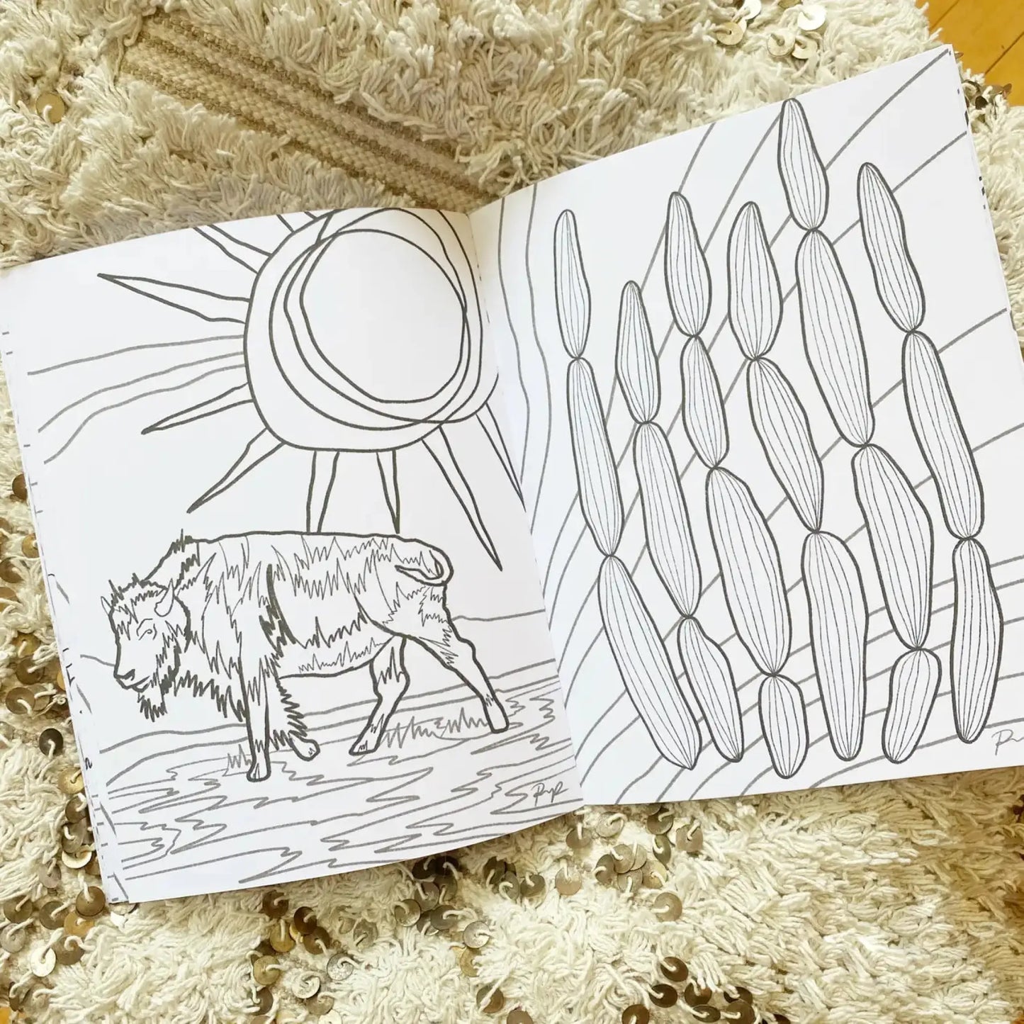 We Stick Together coloring book - Art
