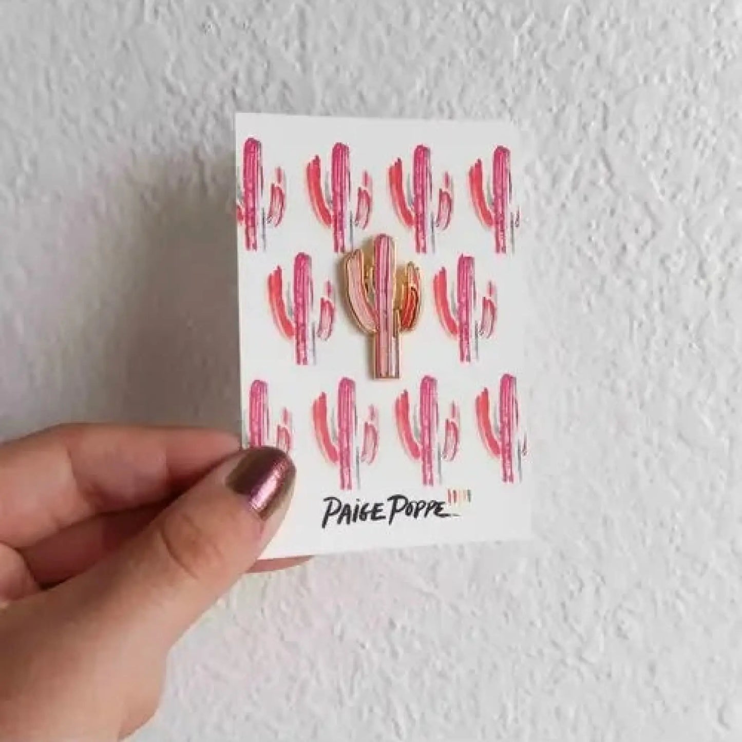 Sweet Saguaro enamel pin - Button
