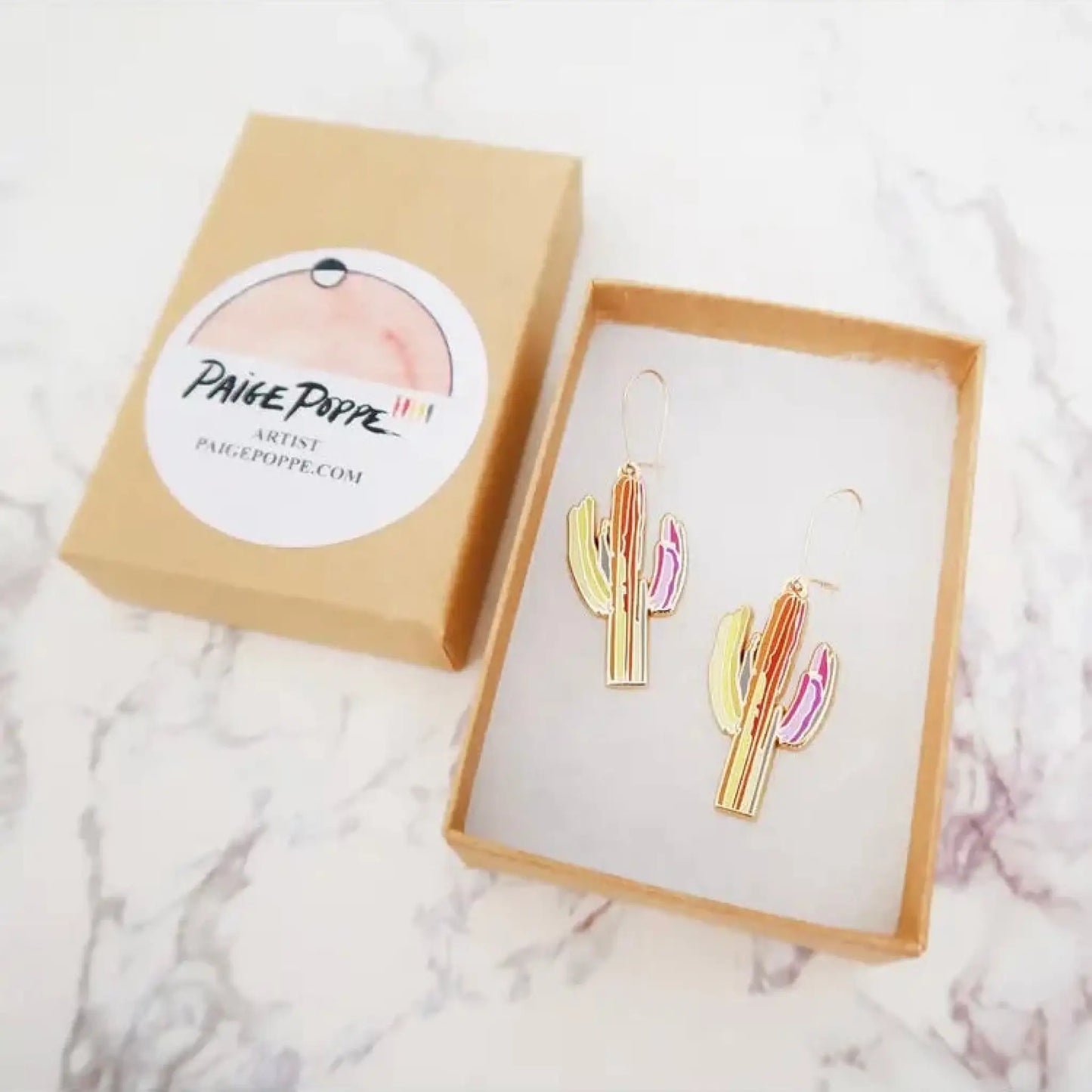 Technicolor Saguaro earrings - Jewelry