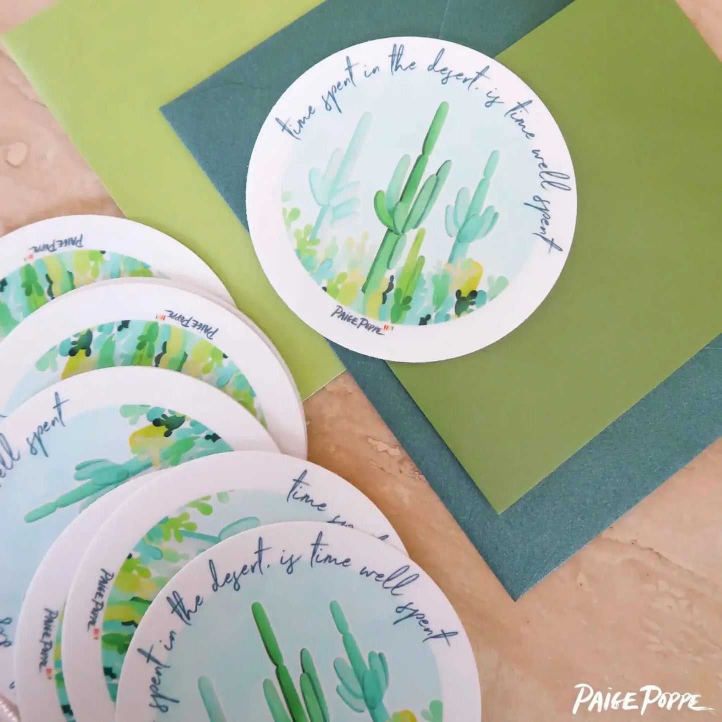 Time Spent in the Desert sticker - Sticker