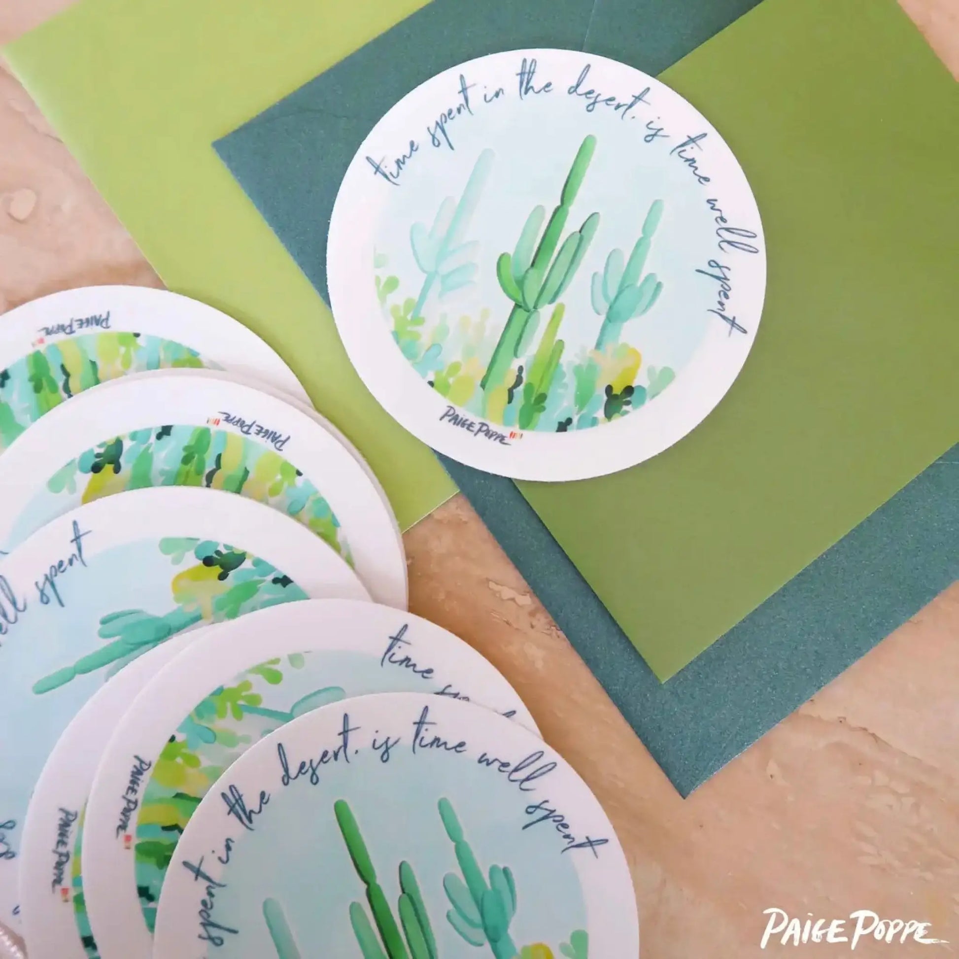 Time Spent in the Desert sticker - Sticker