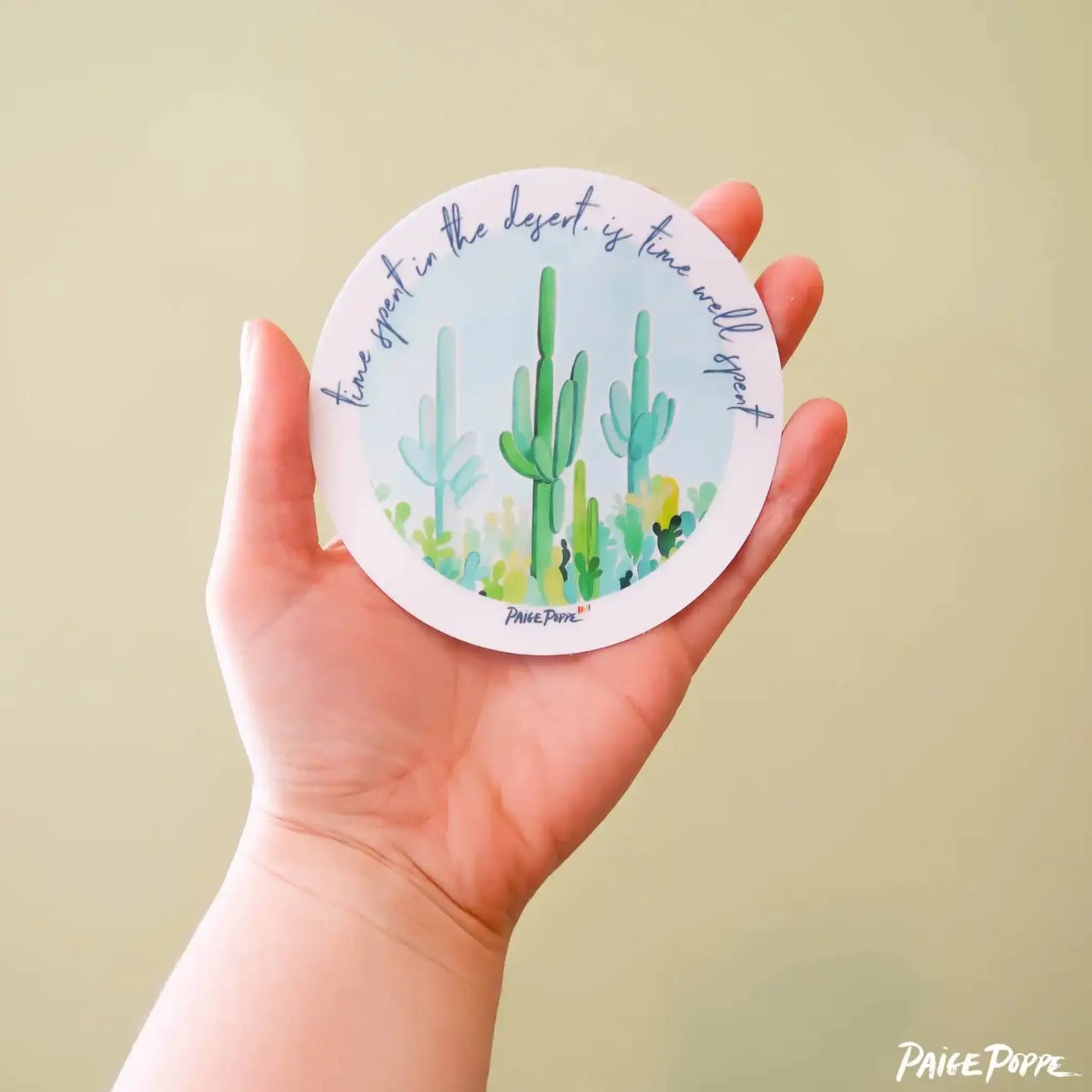 Time Spent in the Desert sticker - Sticker