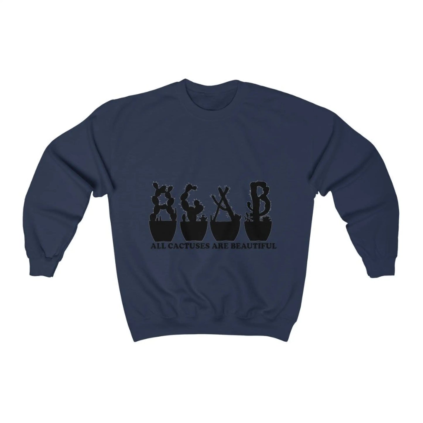 Unisex Heavy Blend™ Crewneck Sweatshirt - All Cactuses