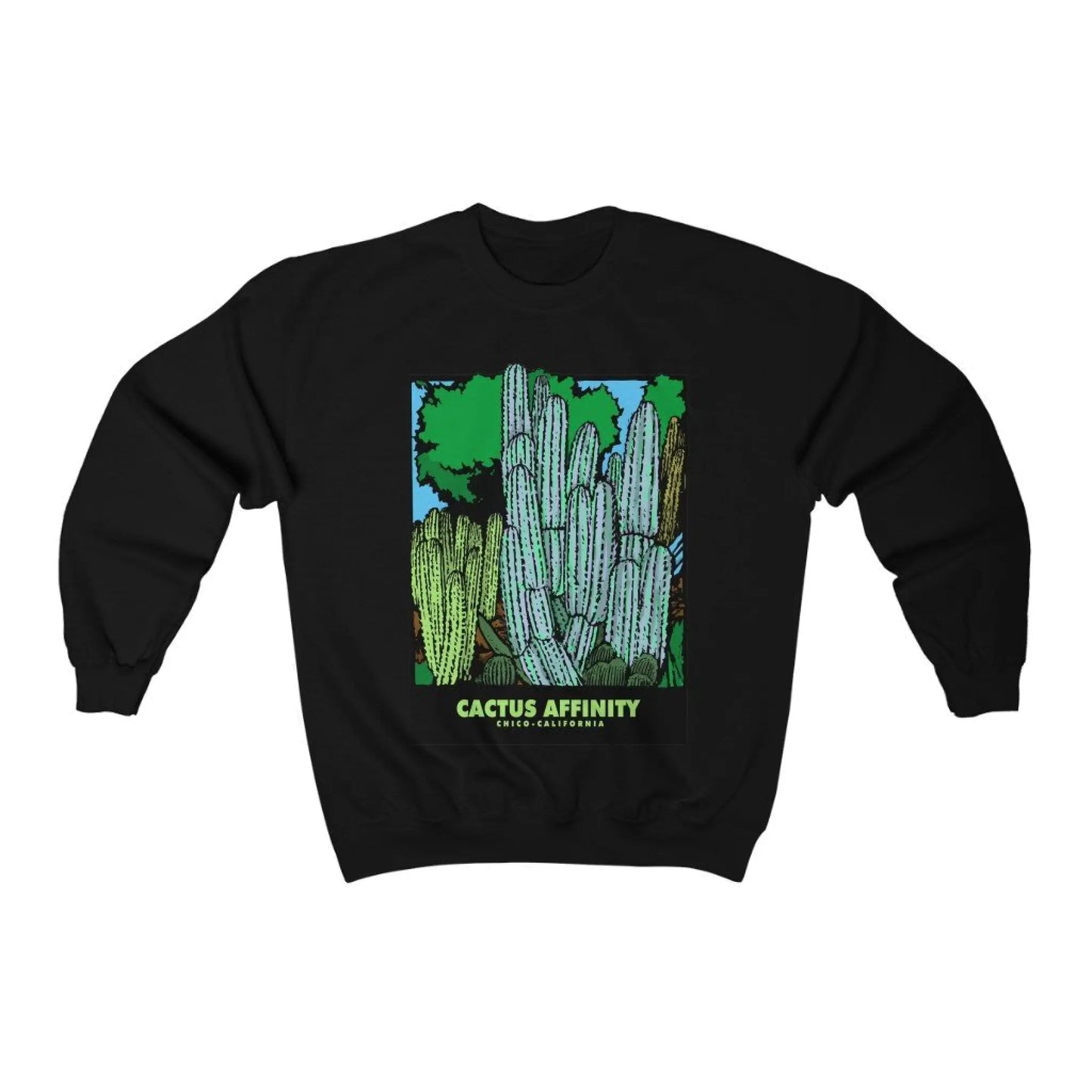 Unisex Heavy Blend™ Crewneck Sweatshirt - Chico - Black / S