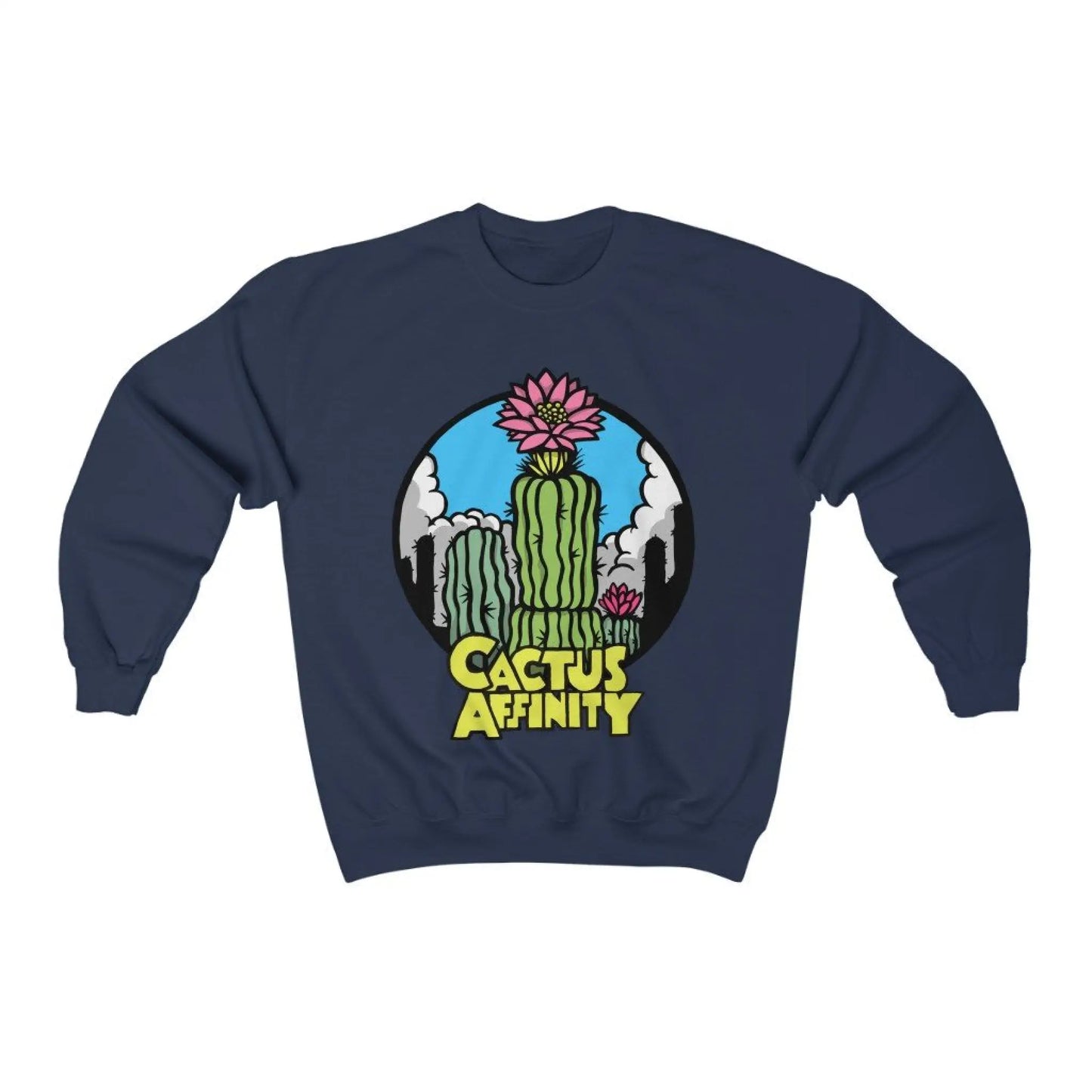 Unisex Heavy Blend™ Crewneck Sweatshirt - Logo - Navy / S