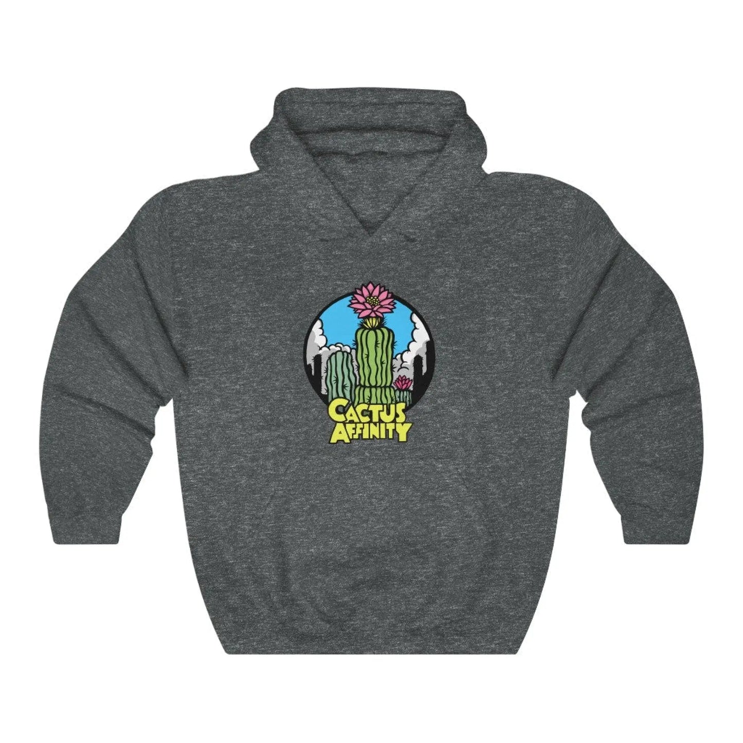 Unisex Heavy Blend™ Hooded Sweatshirt - Dark Heather / S