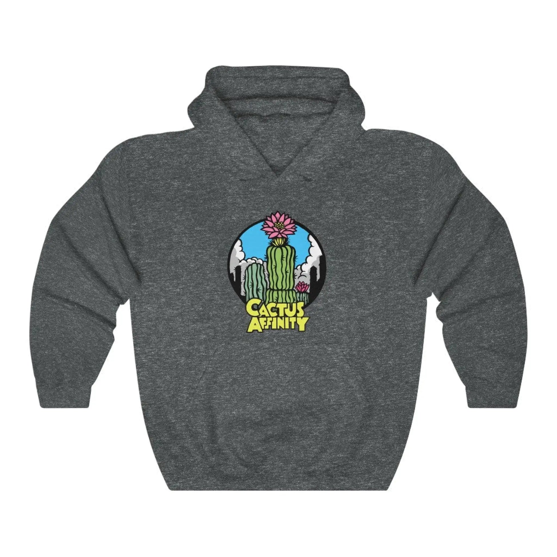 Unisex Heavy Blend™ Hooded Sweatshirt - Dark Heather / S