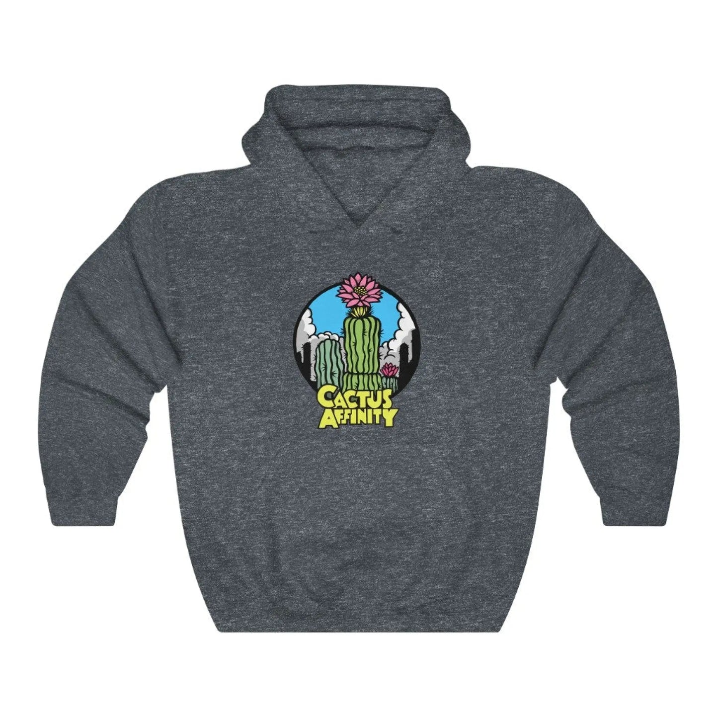 Unisex Heavy Blend™ Hooded Sweatshirt - Heather Navy / S