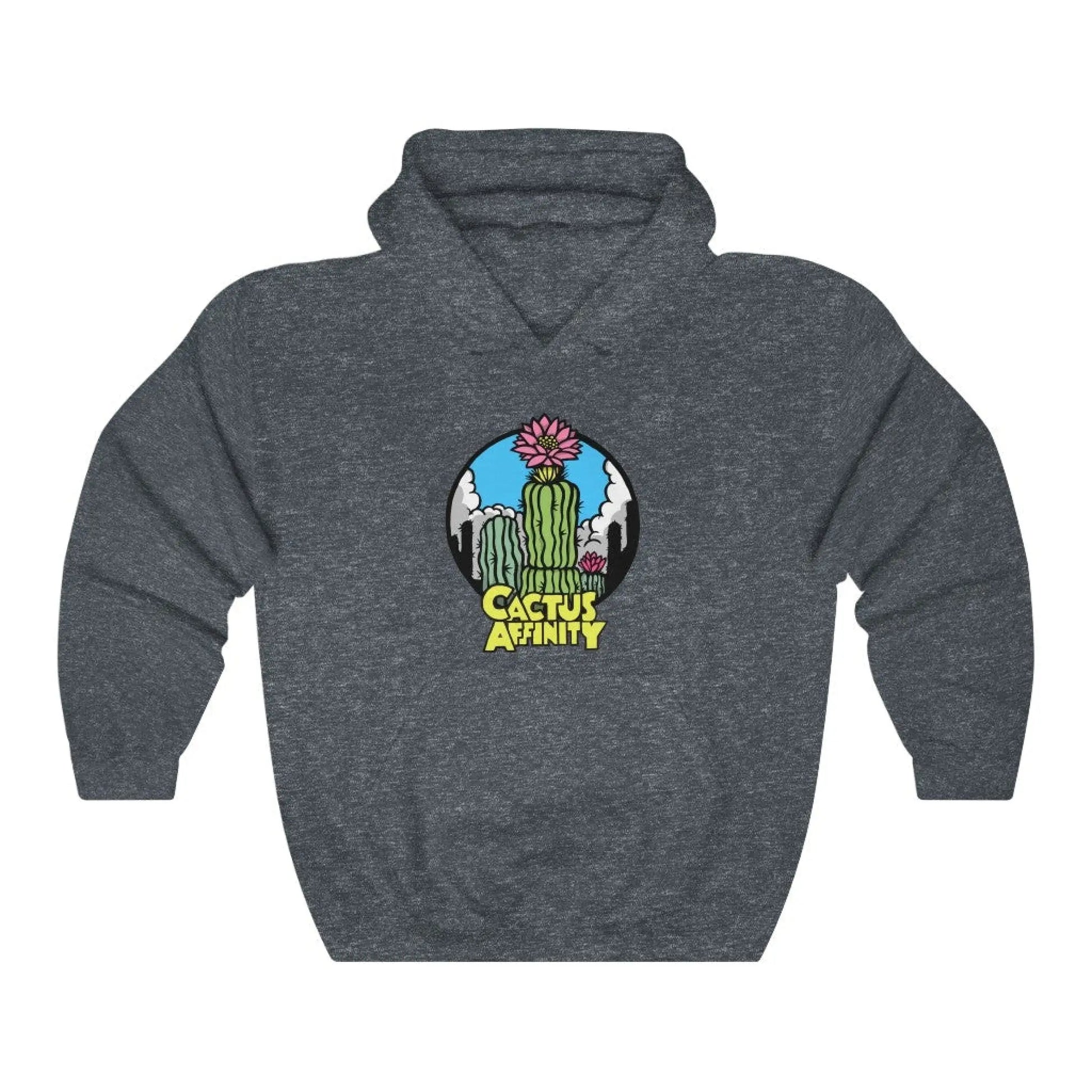 Unisex Heavy Blend™ Hooded Sweatshirt - Heather Navy / S