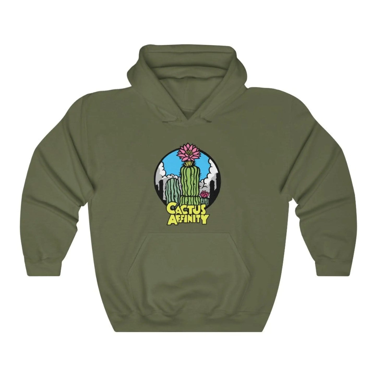 Unisex Heavy Blend™ Hooded Sweatshirt - Military Green