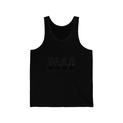 Unisex Jersey Tank - All Cactuses Are Beautiful - Black / XS