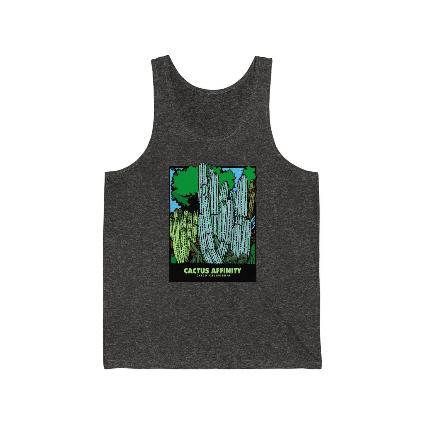 Unisex Jersey Tank - Chico - Charcoal Black TriBlend / XS