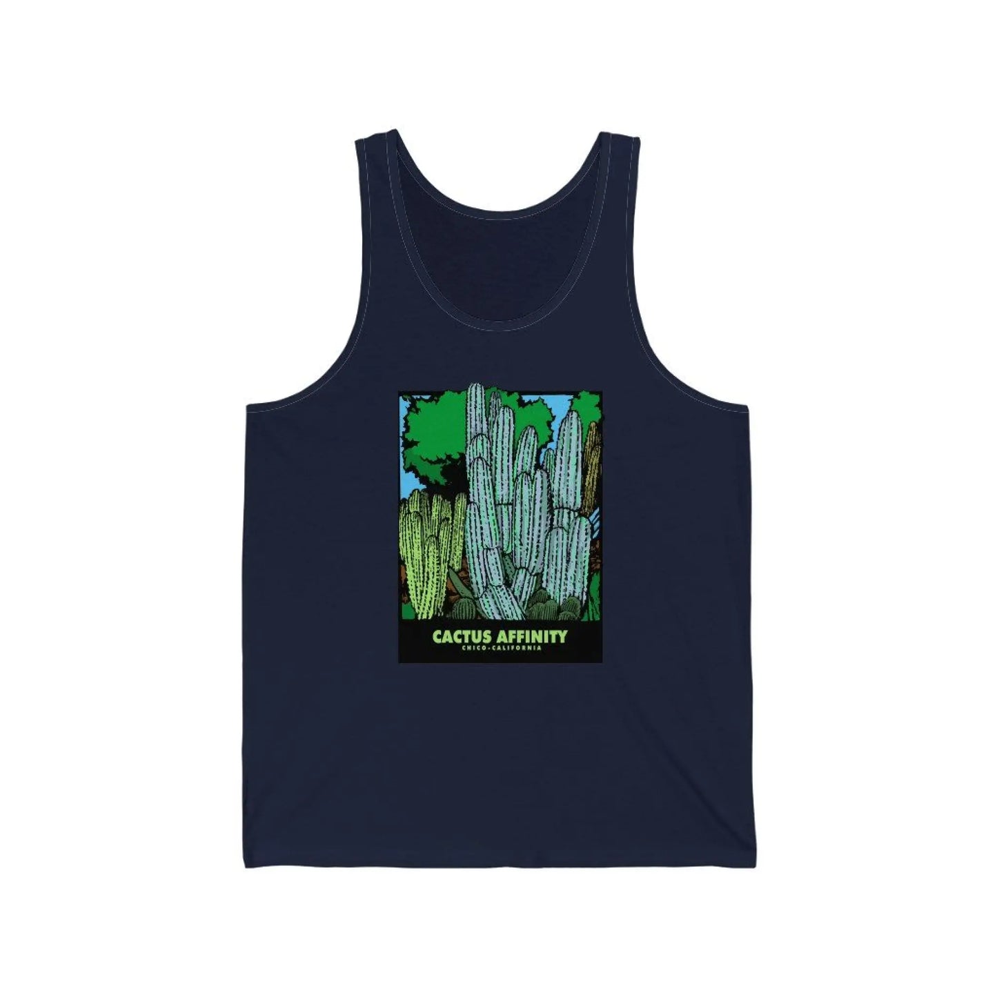 Unisex Jersey Tank - Chico - Navy / XS - Top